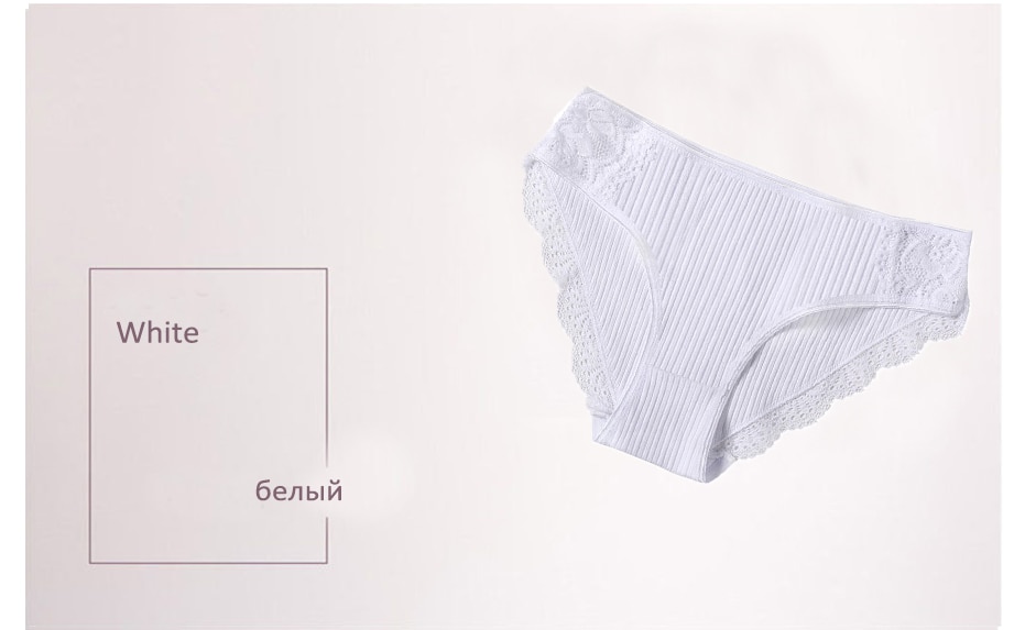 Women's  Cotton Underwear  Panties  Set, 3 Pcs