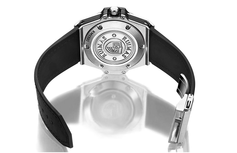 Men's Waterproof Quartz Watch with Leather Strap