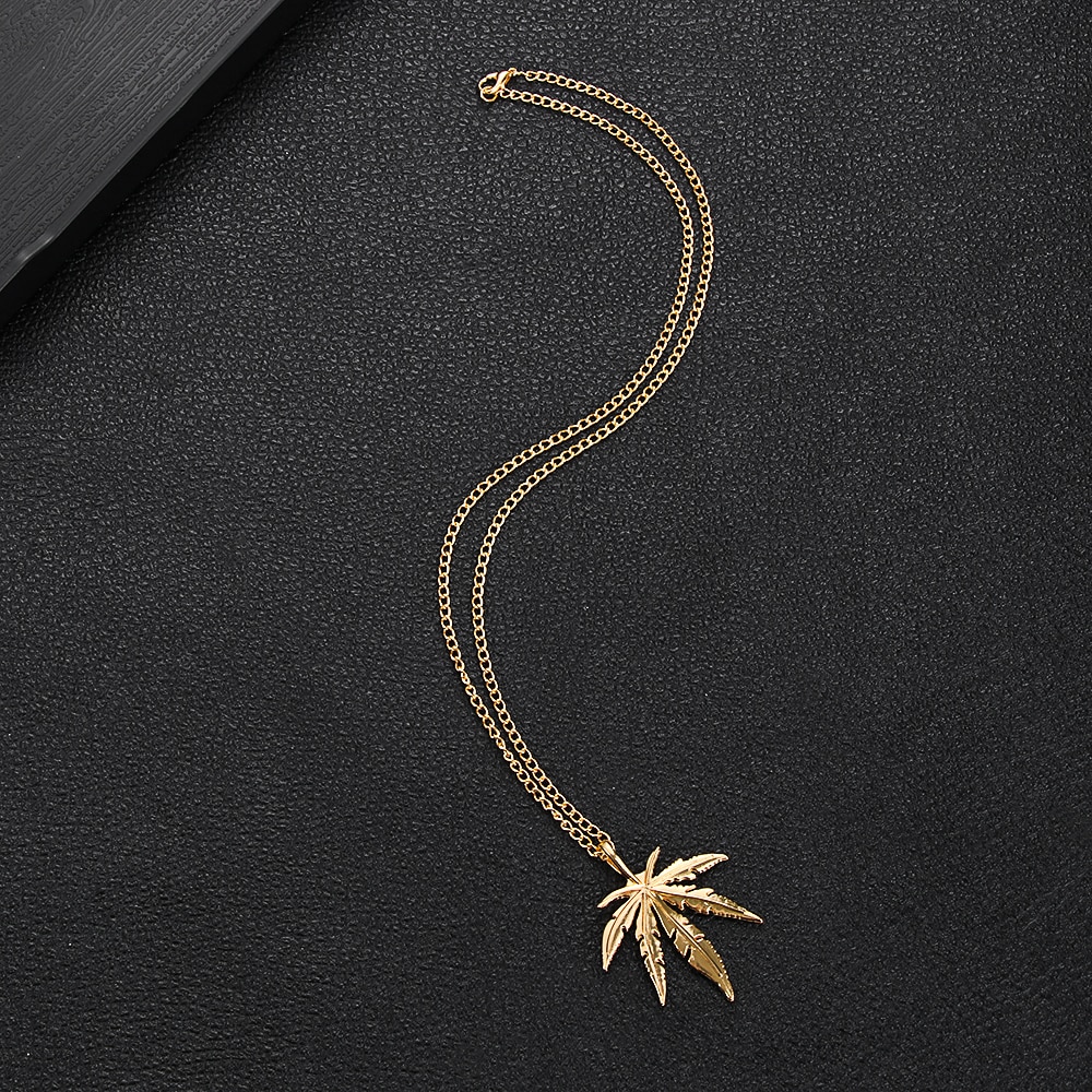 Maple Leaf Necklace for Men