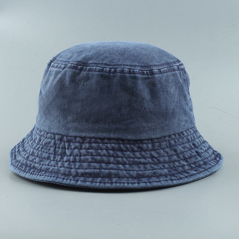Unisex Folding Cotton Bucket Hat