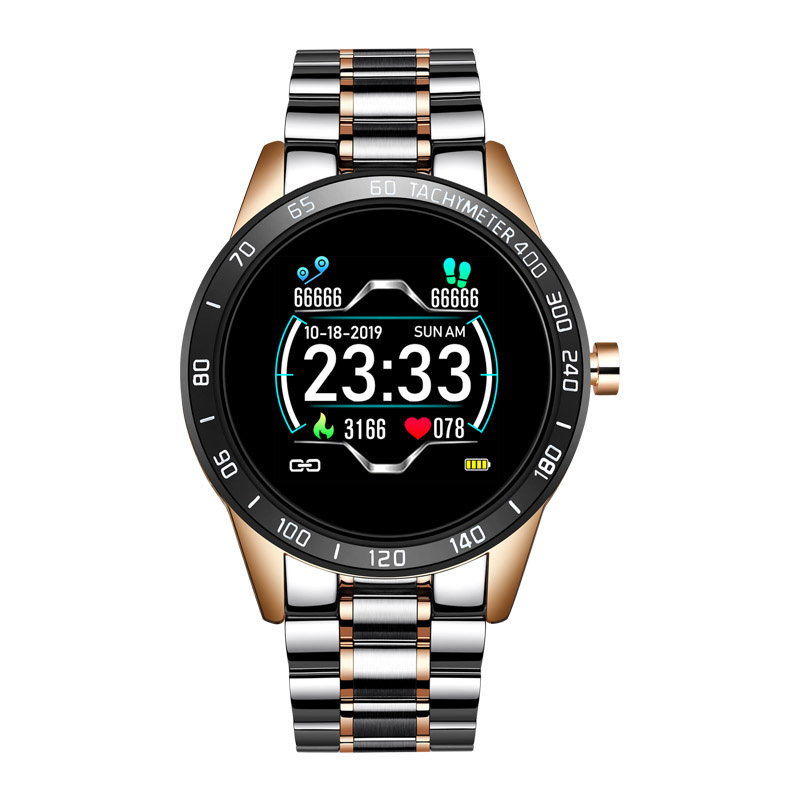 Metal Smart Watch with LED Screen