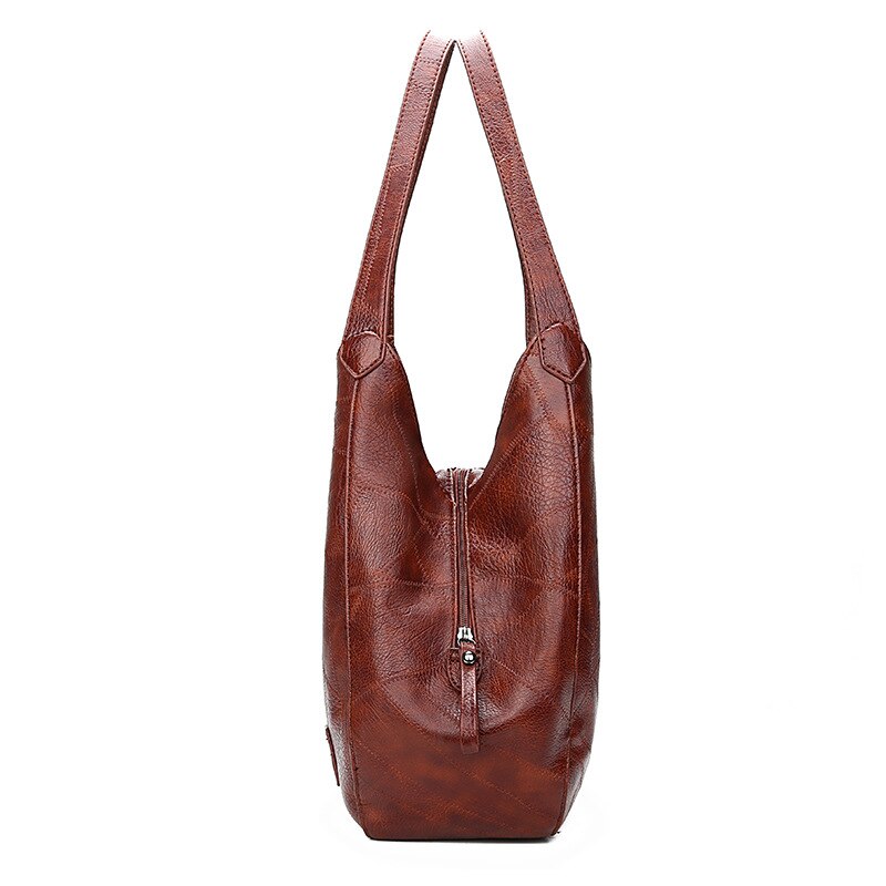 Women's Big Leather Handbag