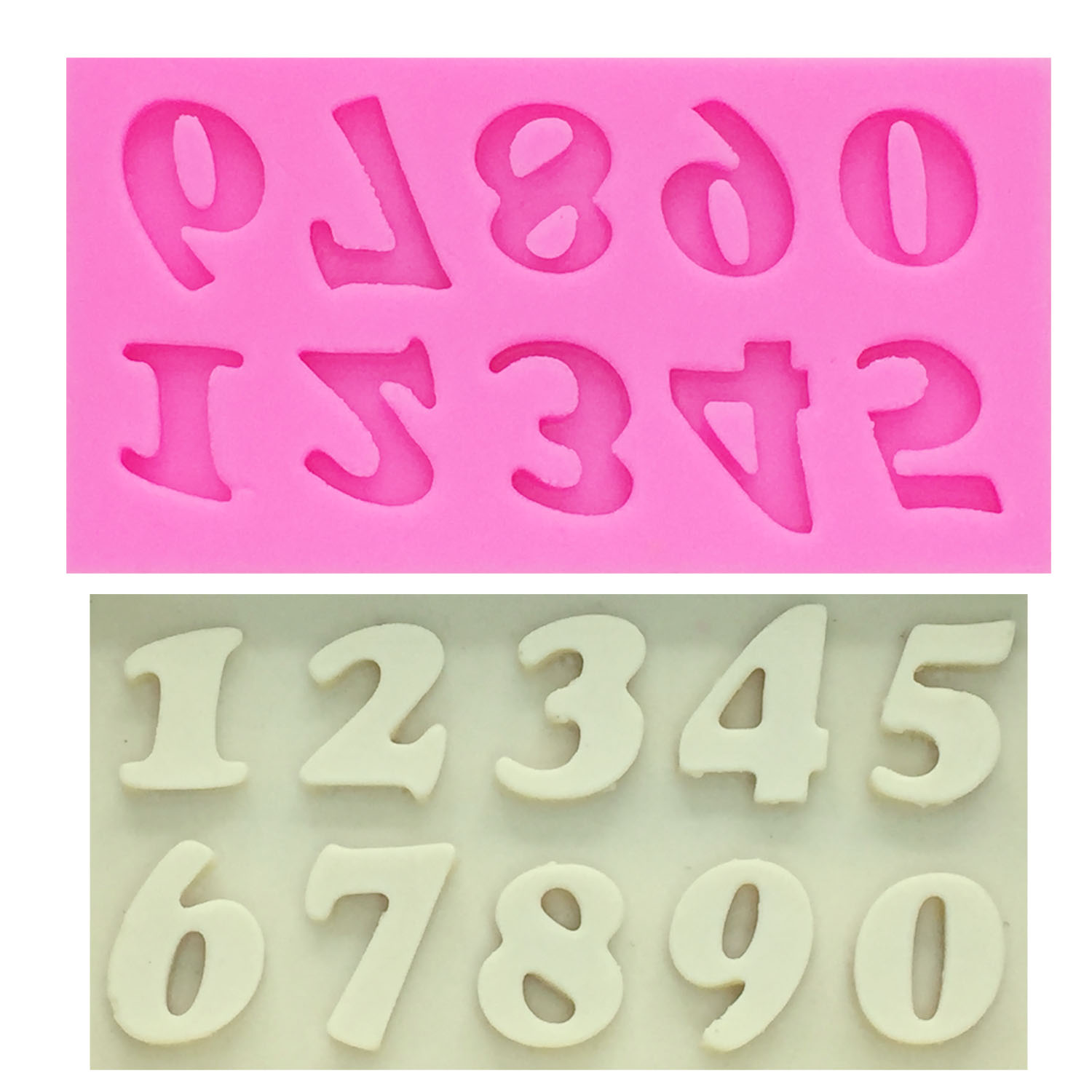 Letter and Number Silicone Cake Molds