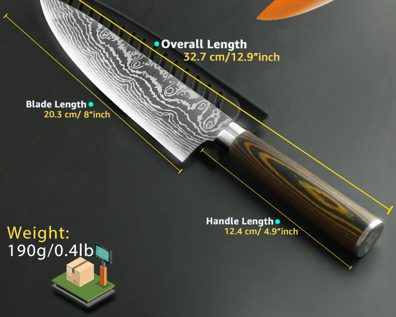 Carbon Stainless Steel Kitchen Knife