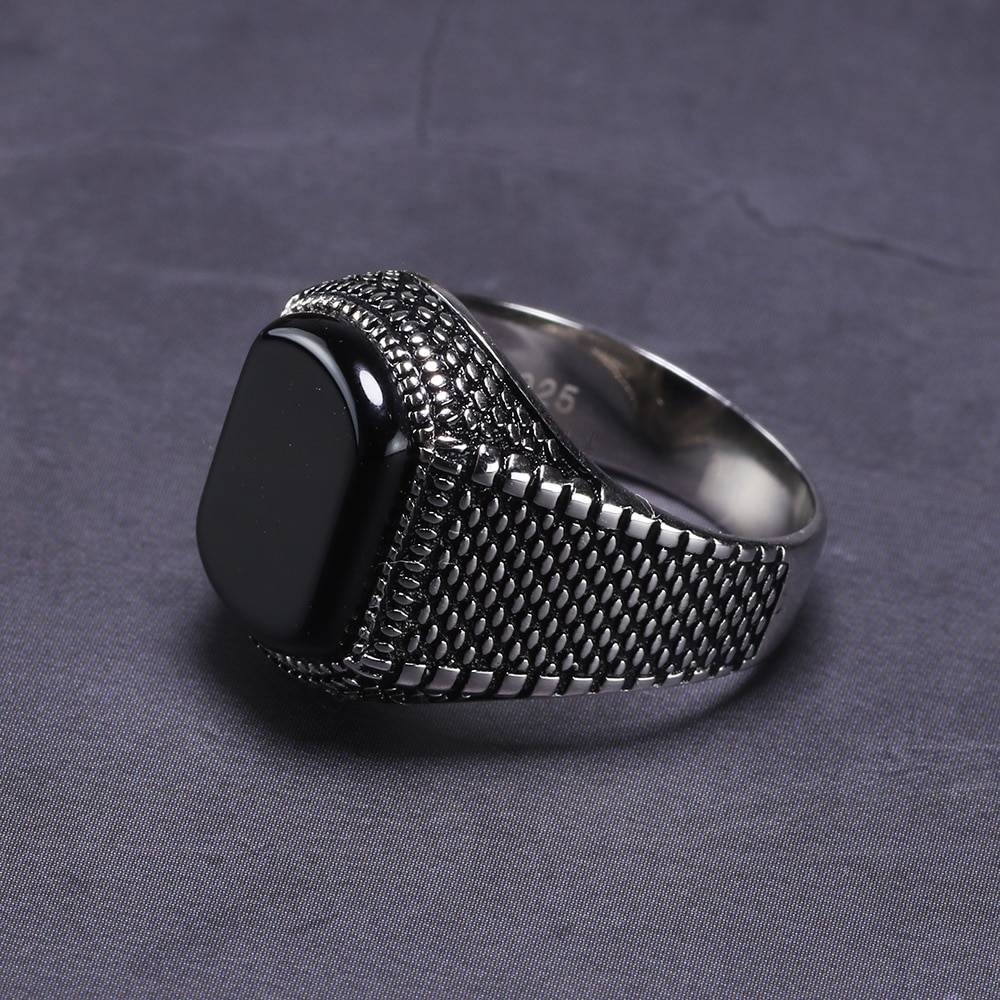 Men's Black Jewellery Ring