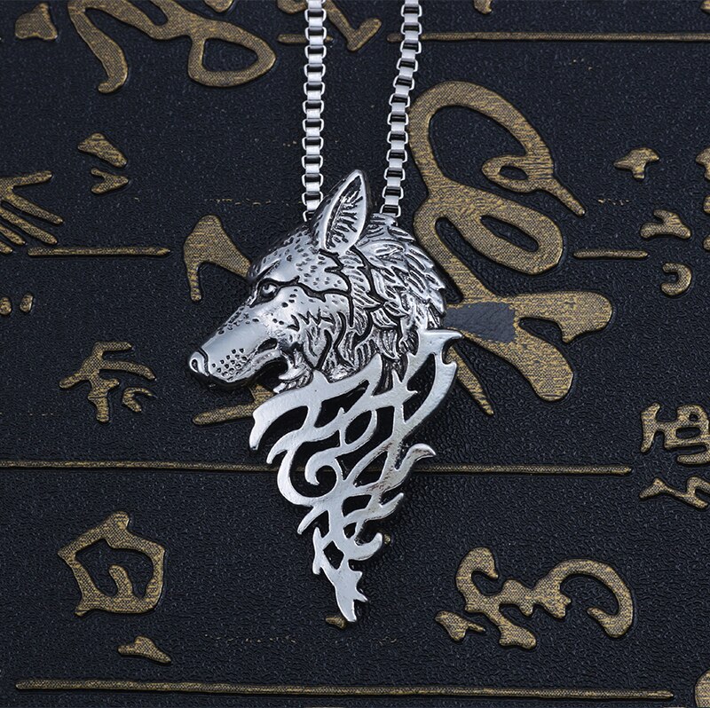 Men's Wild Wolf Necklace