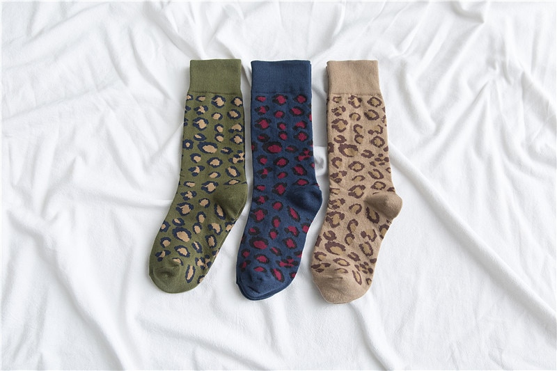 Women's Leopard Print High Socks