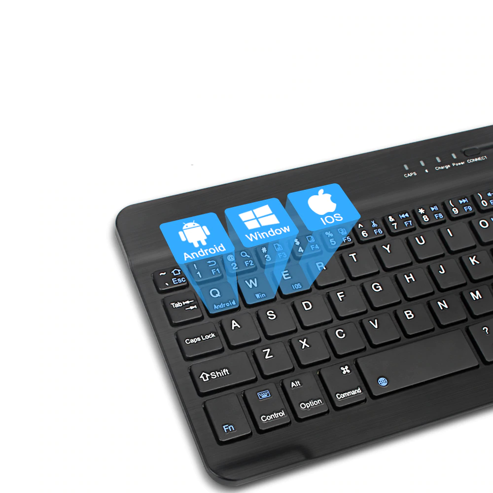 Noiseless Bluetooth Keyboard with Mouse