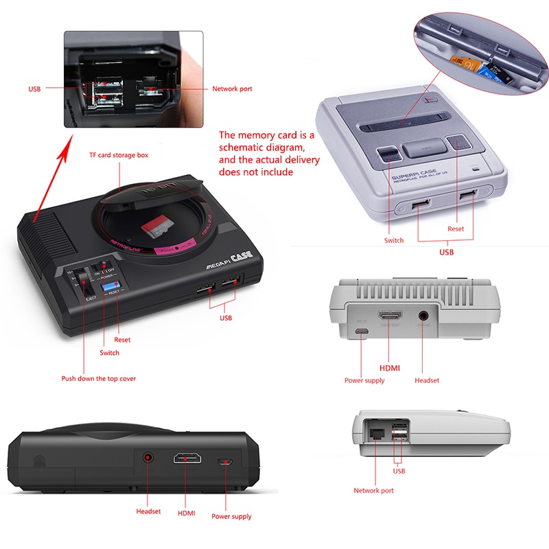 Video Game Console Gameplayer for SNES / MEGA