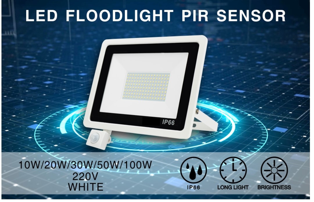 PIR Motion Sensor Waterproof LED Spotlight