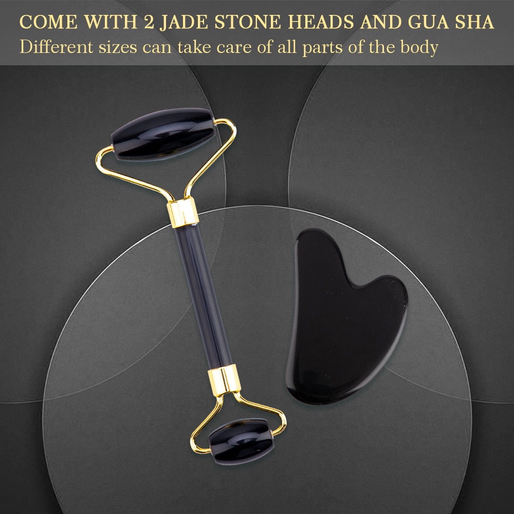 Lift Up Jade Stone Roller Massager for Face