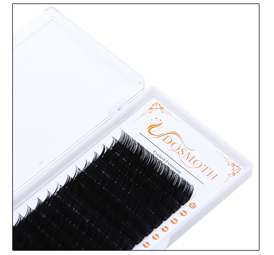 0.03-0.20 mm Thickness Faux Eyelashes 16 Rows Set