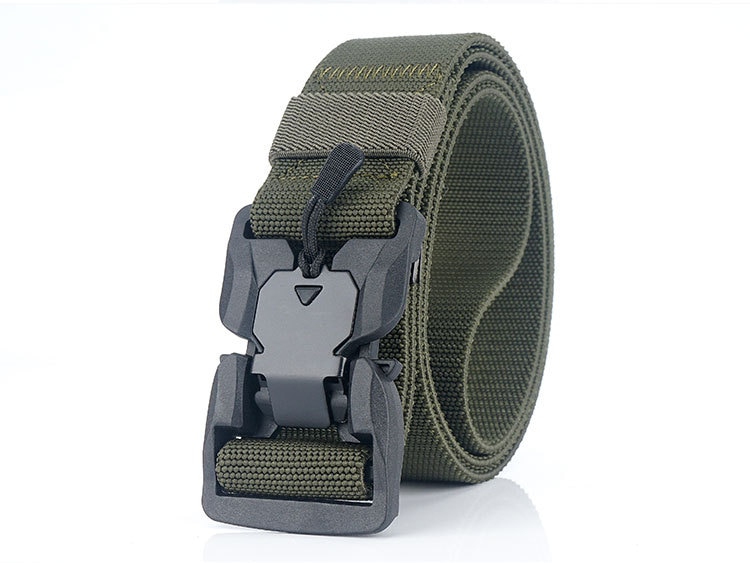 Military Tactical Magnetic Buckle Belt for Men