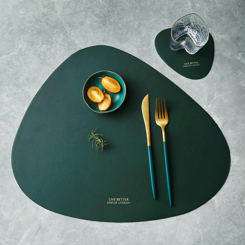 PU Leather Tableware Placemat