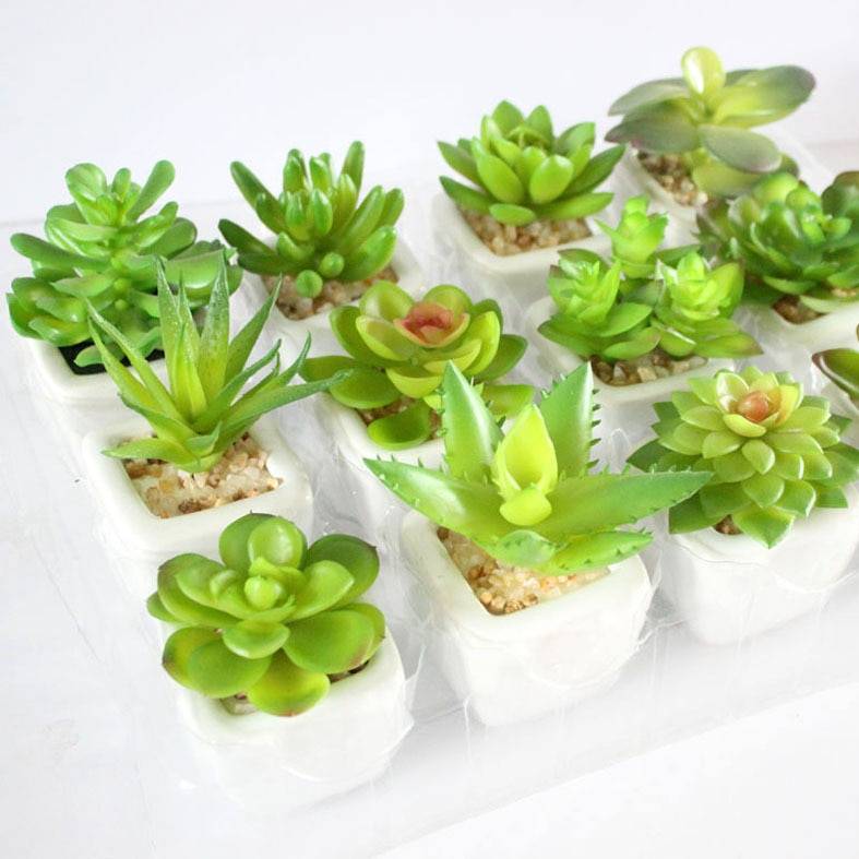 Succulent Ceramic Artificial Flower