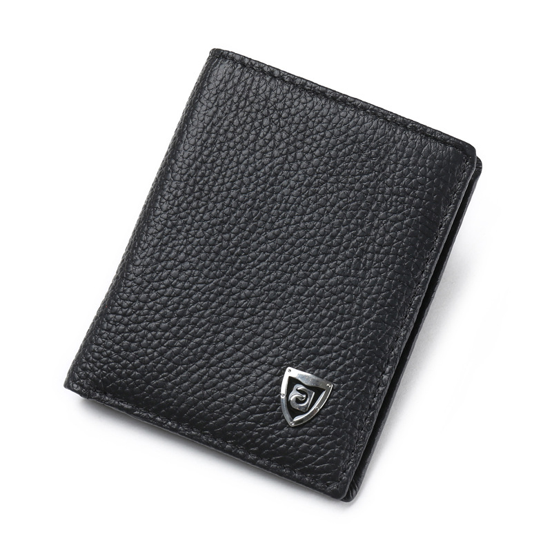 Men's Slim Mini Genuine Leather Wallet