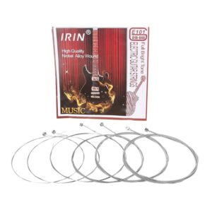6pcs/set E101 Electric Guitar Strings Steel Core Nickel Alloy Wound (.010-.046) Y4UB