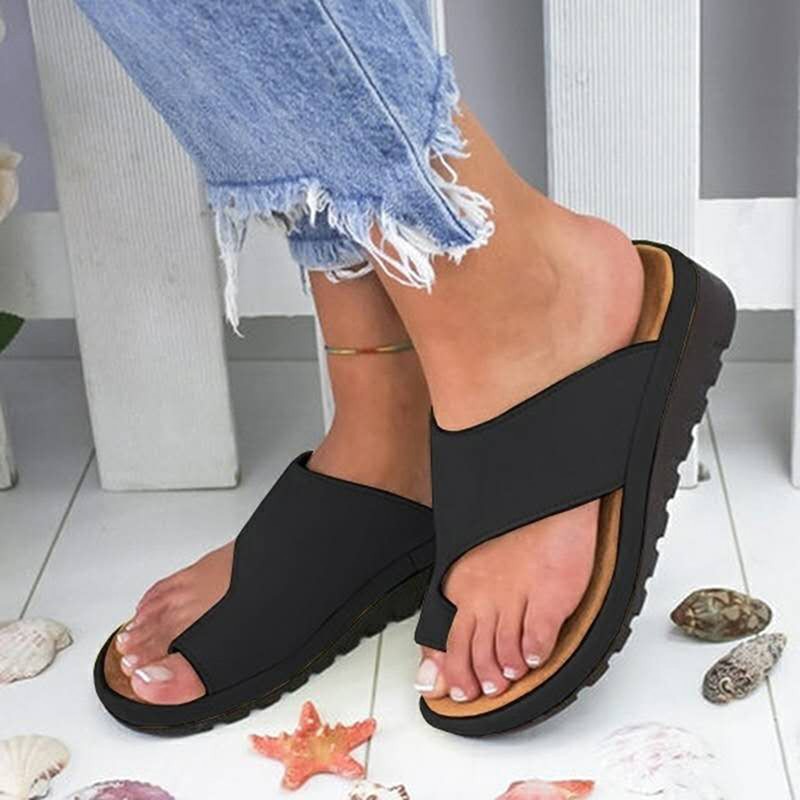 Women's Bunion Correcting Leather Sandals