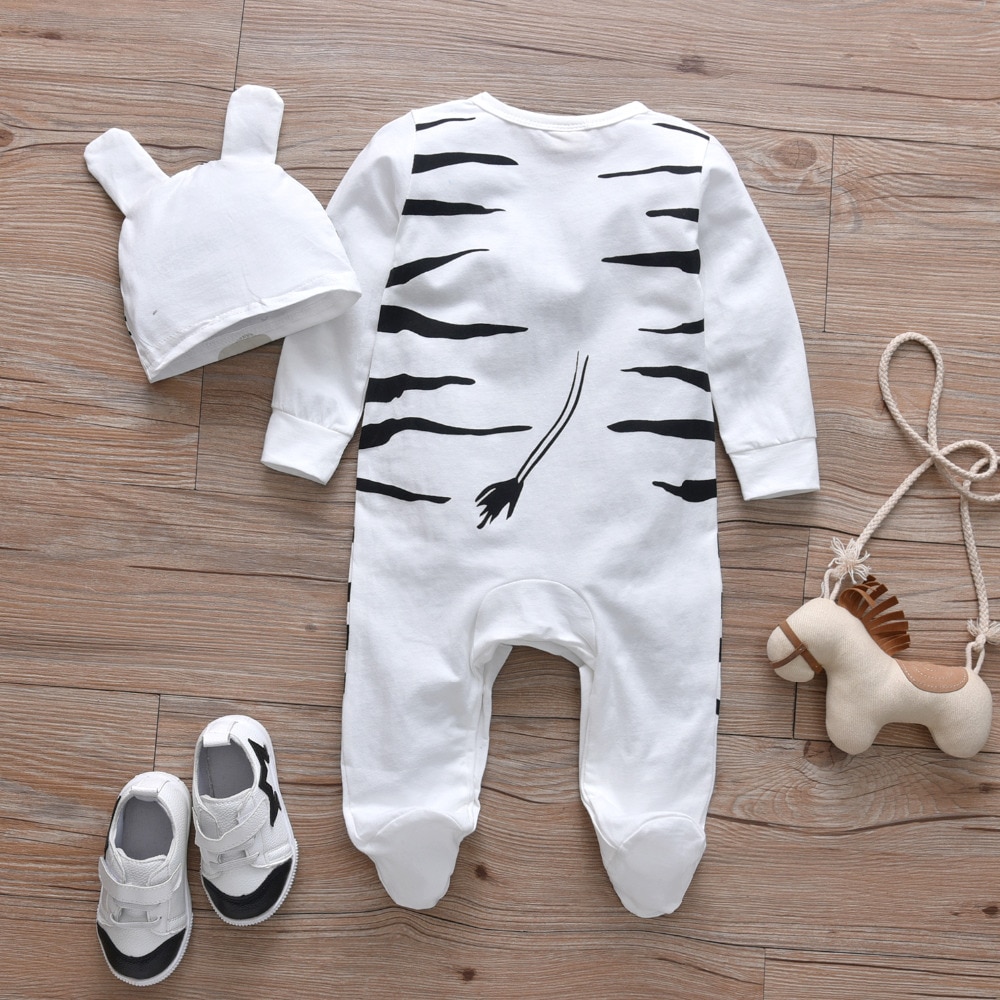Baby's Creative Romper with Beanie