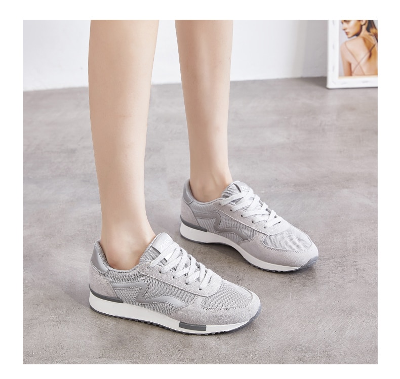 ZHR Trainers Women Running Shoes Female Sneakers Fashion Shoes Breathable Mesh Casual Women Running Walking Sneakers