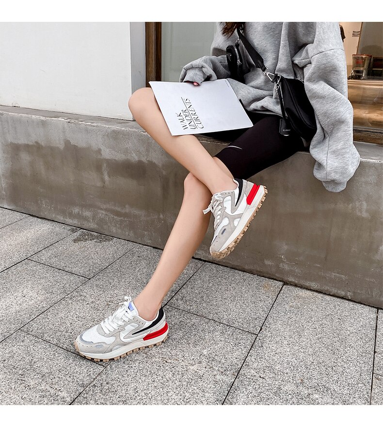 2021 Trainers Retro Women Sports Shoes Casual Sneakers Running Shoes Vulcanized Couples Tennis Walking Shoes