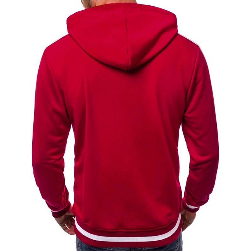 Covrlge Sweatshirt Men 2019 NEW Casual Hoodies Brand Male Long Sleeve Solid Hoodie Men Black Red Big Size Poleron Hombre MWW174