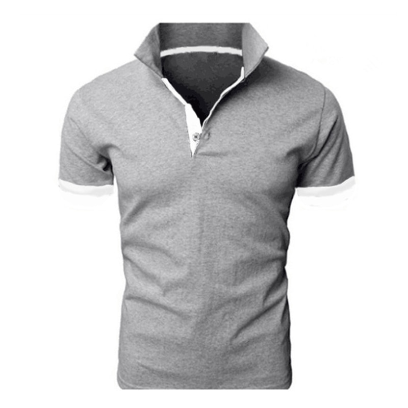 Covrlge PoloShirt Men Summer Stritching Business Clothes Luxury Men Tee Shirt Men's Shorts Sleeve Poloshirt Brand Polos MTP129