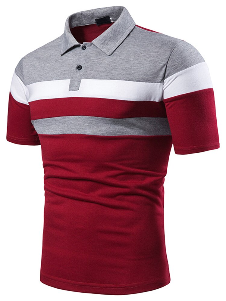 Covrlge New Fashion Men Striped Slim Fit shirt Clothing Summer Short Sleeve Mens Shirts Streetwear Casual Men's Shirts MCS108