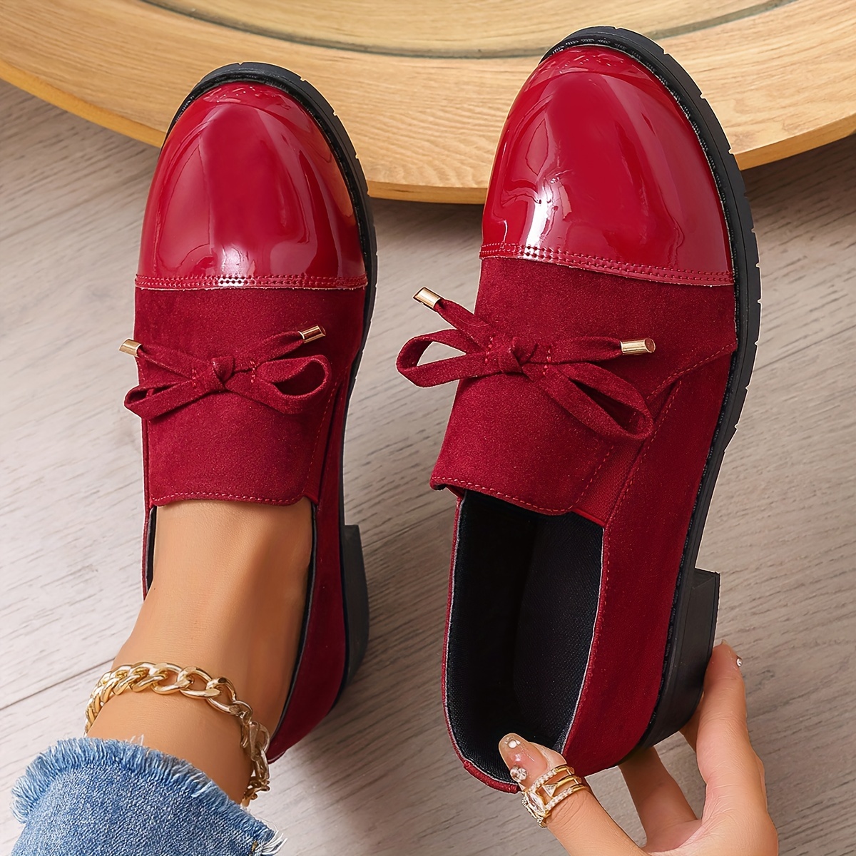 Elegant Women's Bowknot Pumps with Faux Pearl Accents - Breathable, All-Season Cover Dress Shoes
