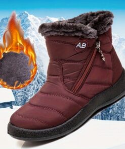 Women's Winter Snow Boots - High Quality Slip-On/Side Zipper, Plush Lined High Collar, Warm & Lightweight, Multi-Color (Black/White/Tan/Navy/Gray) - Cushioned Insole & Arch, PVC Outsole with Traction Tread for Ice & Snow - Ideal for Snow Trips, Commuting, Outdoor - All-Season Versatile Winter Boots, Winter Boots For Women, Bottes Hiver Femme, Women Winter Boots, Winter Shoes For Women, Boots For Women Winter, Winter Shoes Boots Women, Winter Boots Women, Fall Boots,
