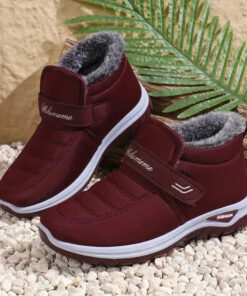 Women's Fleece-Lined Thermal Winter Snow Boots with Arch Support & Cushioned Sole - Burgundy/Black/White Color Options, Winter Boots For Women, Winter Shoes For Women, Snow Boots For Women, Winter Clothes For Women, Snow Boots Women, Winter Shoes For Men, Winter Boots For Men, Boots For Women Winter, Snow Shoes For Women, Thermal Lined Shoes For Women, Shoes For Women Winter, Snow Boots Men, Botas Termicas, Mens Snow Boots, Snow Boots For Men, Women Winter Clothes, Boots For