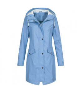 Plus Size Women'S High Quality & Snowproof Hooded Jacket - 4-Season Windproof Outdoor Coat with Full-Zip Front, Adjustable Drawstring Waist & Full-Length Zipper Closure, Breathable for Hiking, Mountaineering, Snow Sports - All-Season Casual Winter W