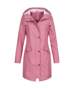 Plus Size Women'S High Quality & Snowproof Hooded Jacket - 4-Season Windproof Outdoor Coat with Full-Zip Front, Adjustable Drawstring Waist & Full-Length Zipper Closure, Breathable for Hiking, Mountaineering, Snow Sports - All-Season Casual Winter W