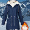 Women'S Autumn & Winter High Quality Jacket Fleece-Lined Storm Jacket 3-in-1 Two-Piece Outdoor High Quality Coat