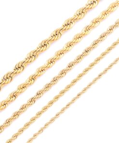 Fashion Spiral Chain Necklace