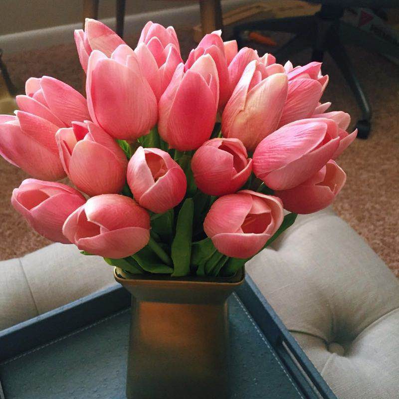 Artificial Tulip Flower Set 10 Pcs Artificial Tulip Flower Set 10 Pcs