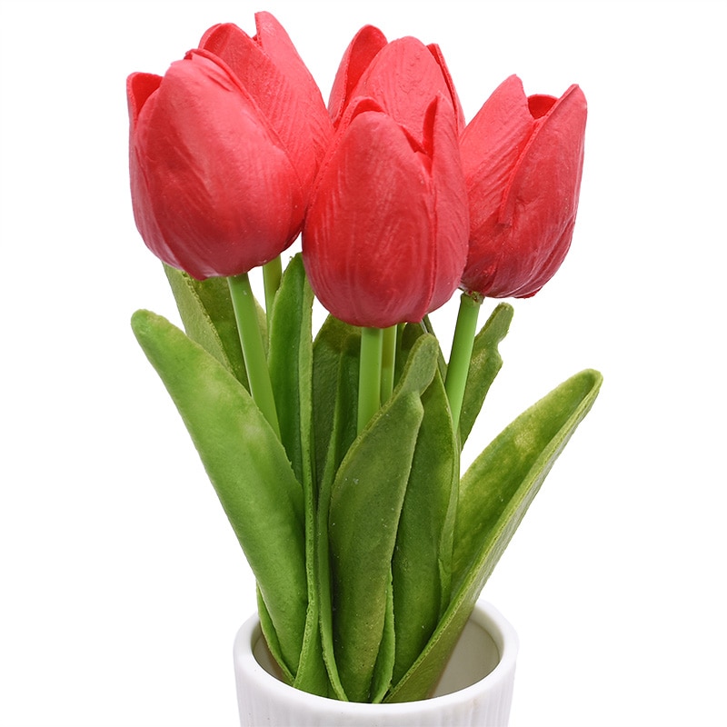 Artificial Tulip Flower Set 10 Pcs Artificial Tulip Flower Set 10 Pcs
