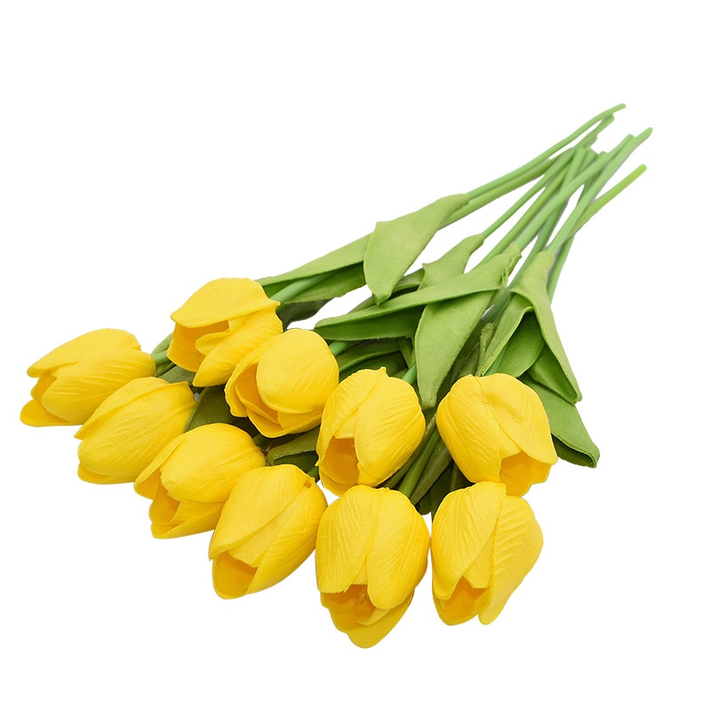 Artificial Tulip Flower Set 10 Pcs Artificial Tulip Flower Set 10 Pcs