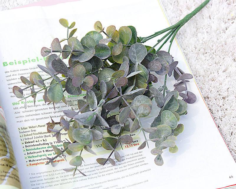 Colorful Artificial Eucalyptus Leaves Branch Colorful Artificial Eucalyptus Leaves Branch
