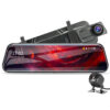 Mirror Design Front and Rear Dash Cameras Set