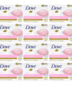 12 Pack Dove Beauty Bar Soap Pink 90 Gram