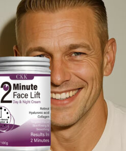Men'S Collagen Cream, 2-Minute Face Lift Day & Night Cream, 100g-1pcs, Containing Retinol And Hyaluronic Acid, Gently Moisturizes Dry Facial Skin, Lightweight Texture, Suitable For All Skin Types, A Daily Essential Cream, Face Firming Moisturizer for Feels Hydrated, Smoother, Lifted Beige, Face Lift Cream Nourishes for Dry Beige, Make the appearance look younger, Ideal For Husbands And Fathers, Perfect For Birthdays/Father'S Day/Christmas gift