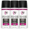 3 Pack Axe Anarchy for Her Body Spray 48 Hour Non Stop Fresh, Hard to Find Product, Rare, 5 Ounces Each