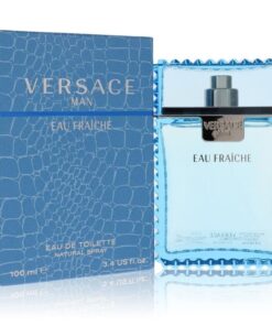 Versace Man by Versace Men's Eau Fraiche Eau De Toilette Spray ( Blue) 3.4 oz 100 ml
