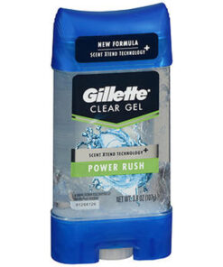 Gillette Anti-Perspirant/Deodorant Clear Gel Power Rush - 3.8 oz