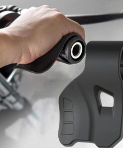 Universal Durable & Affordable Trendy Motorcycle Cruise Control Assist - Ergonomic Plastic Thumb Lever for Long Rides | Anti-slip Vibration-resistant Grip Cover | Compatible with Harley/ Cruiser/ Electric Bikes (7/ 8-1" Handlebars)