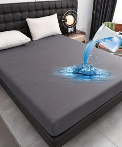 1pc Fitted Sheet - Soft, Comfortable & Breathable Polyester Bedding Mattress Cover with Deep Pocket, Solid Color Design for Bedroom, Guest Room, Dorm, Hotel - Machine Washable, Fitted Sheet Only, Dormitory Bedding, Simple Solid Color, Breathable Fabric