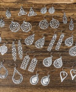 1 Set Vintage Tribal Style Women'S Dangle Earrings, Zinc Alloy Fashion Ear Accessories, Geometric Totem Design, with Iron Post, for Daily Wear and Street Style