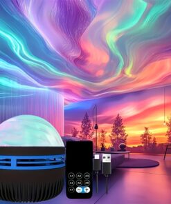 Remote-Controlled Starlight LED Projector - Features 7 Different Starry Sky Lighting Effects, Usb-Powered Night Light Suitable for Bedrooms, Camping, Weddings, And Home Decor - an Ideal Gift for Valentine'S Day.