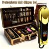 Men'S Professional Hair Clipper Set | Adjustable Alloy Blade, USB Fast Charging, LCD Display, Essential for Home and Travel, Ideal Gift for Husband, Boyfriend, Father, Christmas, Halloween, Thanksgiving
